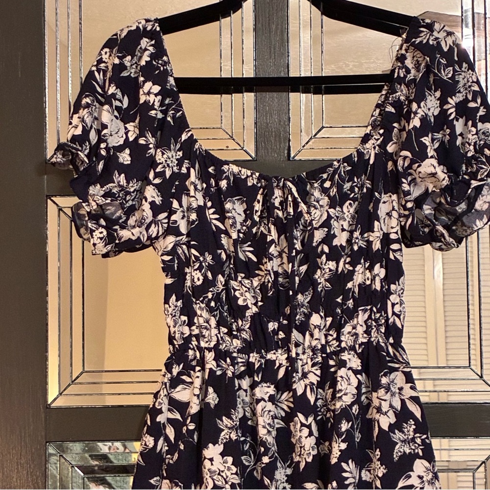 Floral Puff Sleeve Dress